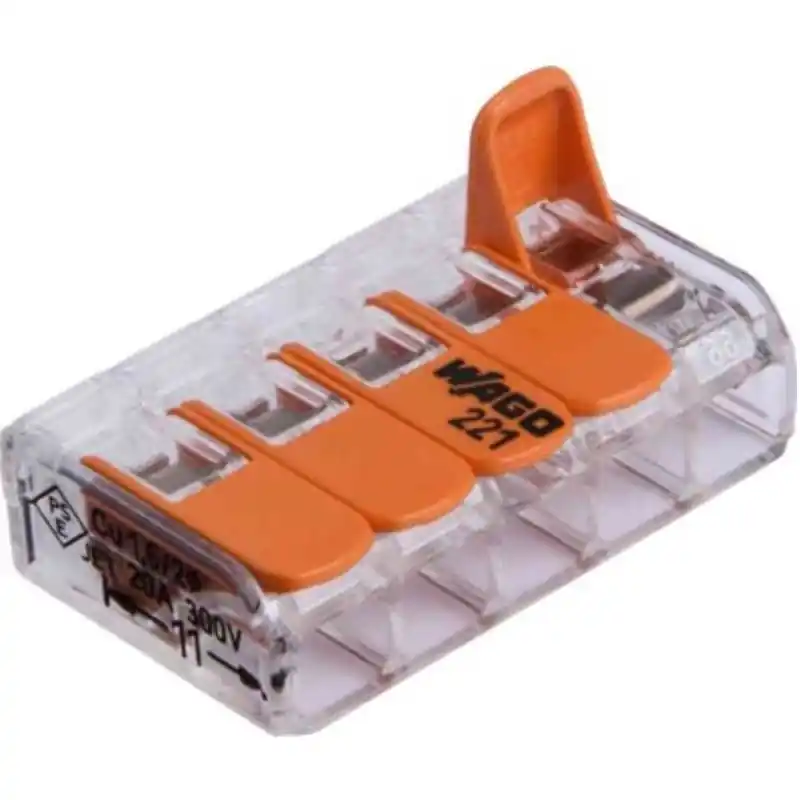 Kopplingsklämma, Wago 221 5X0.08-2.5 KVM Trygg betalning