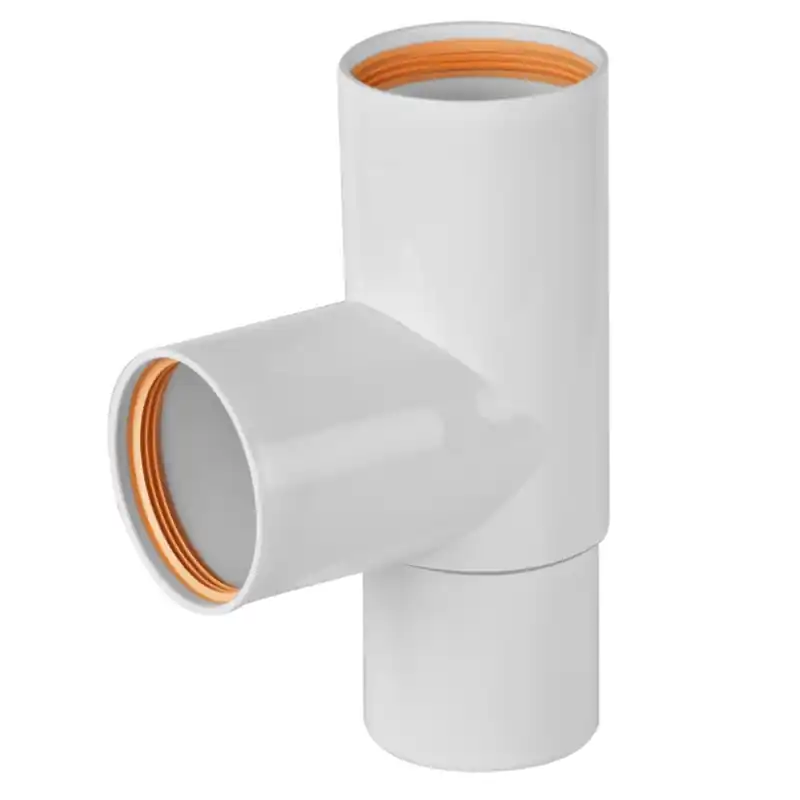 Lägg i varukorgen PP T-RÖR VIT 50 2 MUFF FP 75090