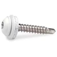 Plåtbleckskruv 4,5x25mm Lindab A30K Vit 50st Köp nu