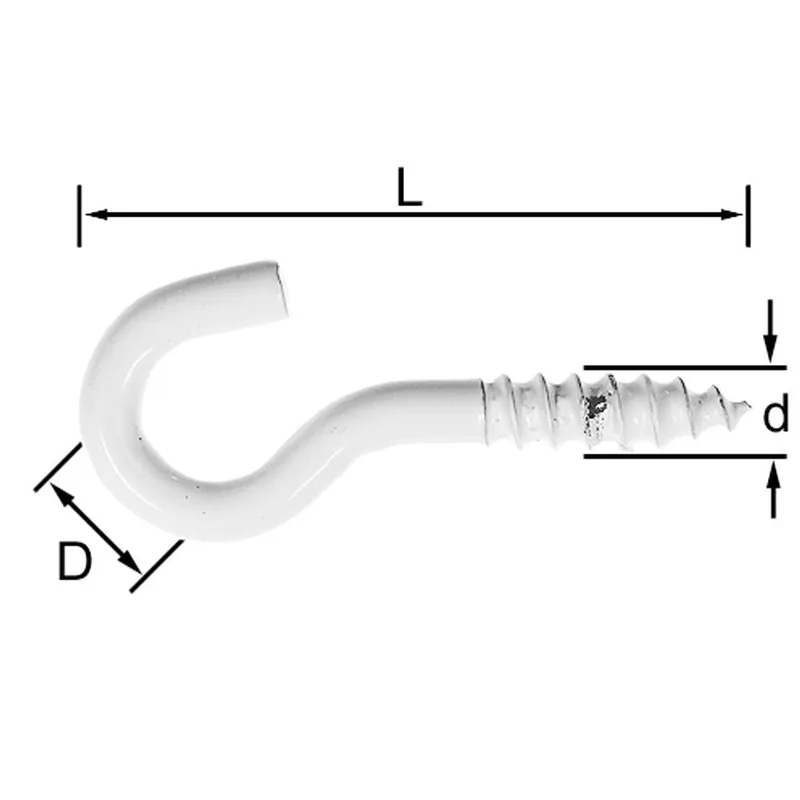 Populär LAMPKROK ART23 VIT 75MM 2ST