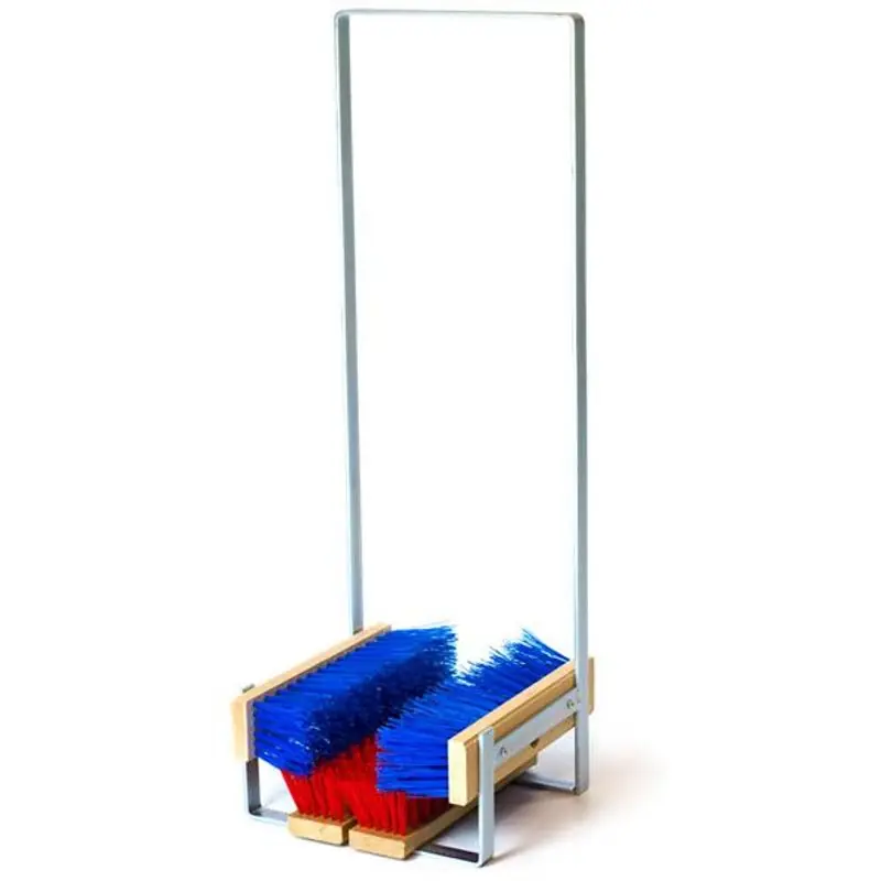 Säker betalning Skoskrapa Grov på Galvad Stålställning