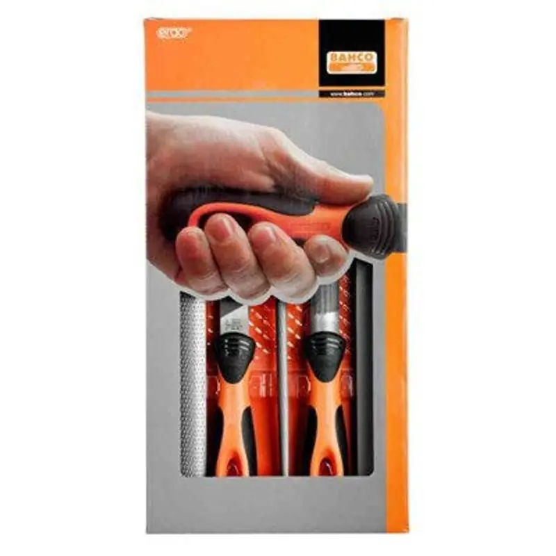 Bahco Filsats 8" Grov med Ergo Skaft 5st Nedsatt pris