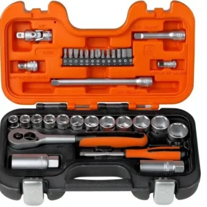 Outlet Bahco S330 Hylsnyckelsats 3/8" 1/4" (33-delar)