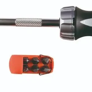 Bahco 808050P  Bitsspärrskruvmejsel med pistolgrepp med 6st bits Köp nu