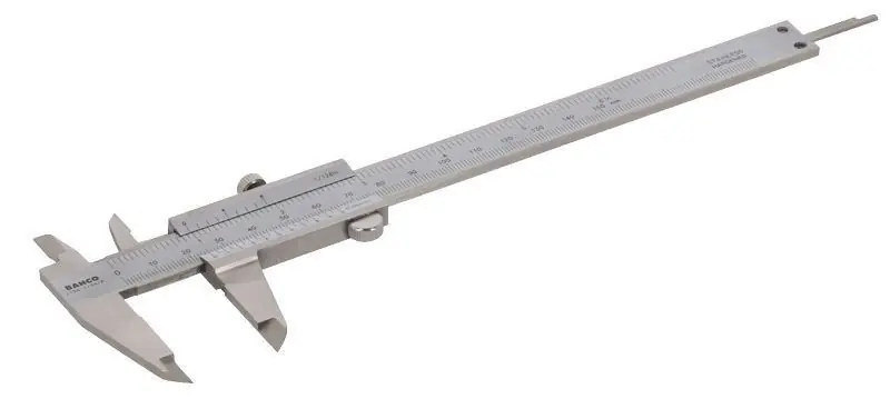 Billigare Bahco 1150-1 Mekaniskt Skjutmått – 150 mm, Rostfritt Stål