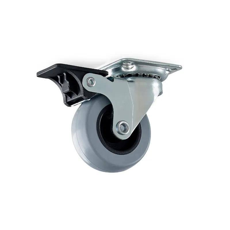 Länkhjul 4105 Med Broms, Galv, Habo 77941 Säker betalning