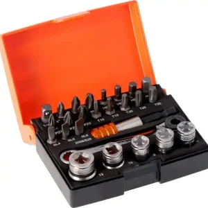 Nedsatt pris Bahco S2058/S26 Bits-/Spärrnyckelsats 26-delar