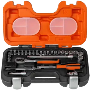 Bahco S290 Hylsnyckelsats 29-Delar (1/4") Trygg betalning