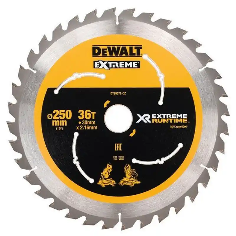 DeWalt DT99572 Sågklinga 250mm 36T FlexVolt Kampanj