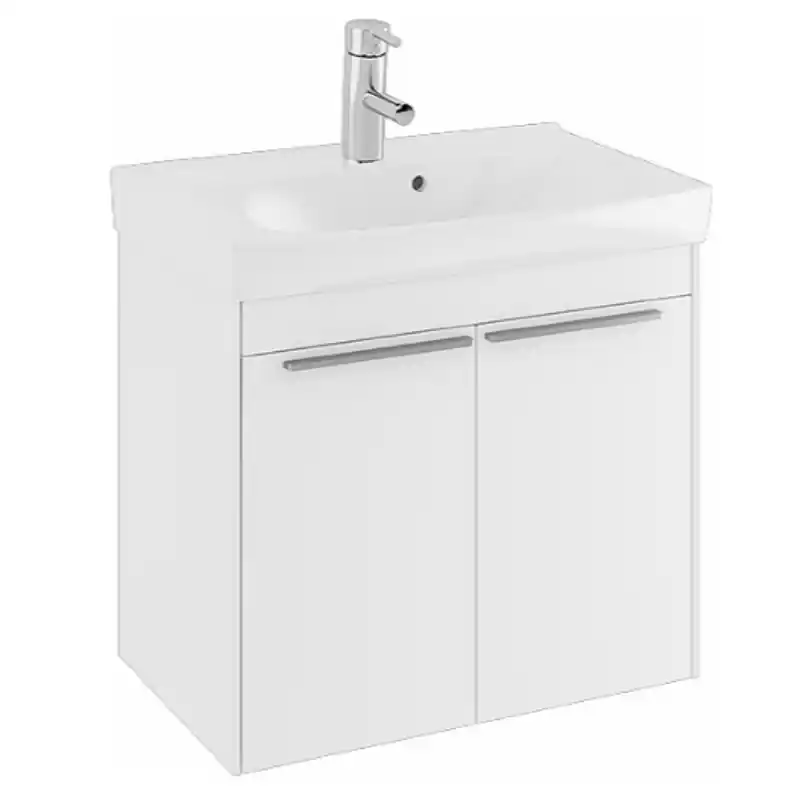 Möbelpaket Sense SDSPMP 60 Compact Vit Med Spira Tvättställ Snabb frakt