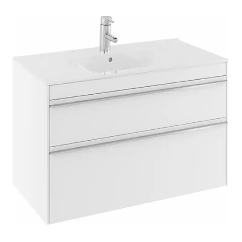 Populär Möbelpaket Sense SSMP 90 V2 Vitt Med Sense Tvättställ