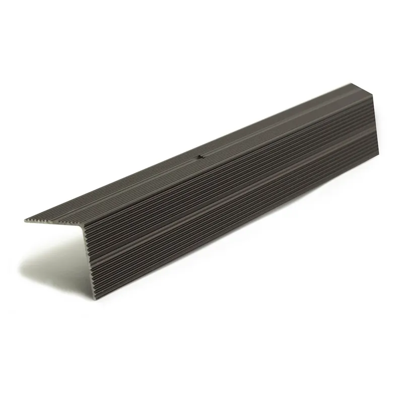 Begränsat erbjudande Trappkantslist A34, 1000mm, Brun, 5st, Habo 14859