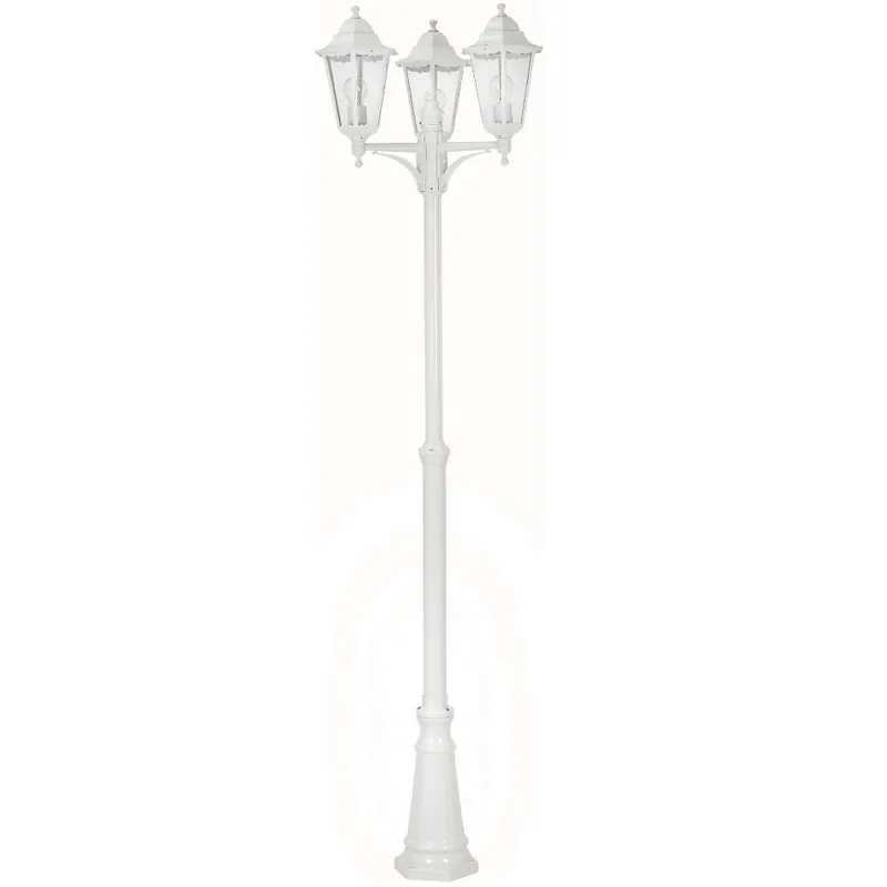 Stolplykta Idefjord, Vit, 3X18W, E27, IP44, Malmbergs 7760028 Populärt val