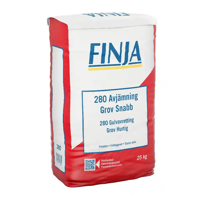 Spackel 280 Avjämning Grov snabb 25 kg x 40st Finja 53280 Reapris