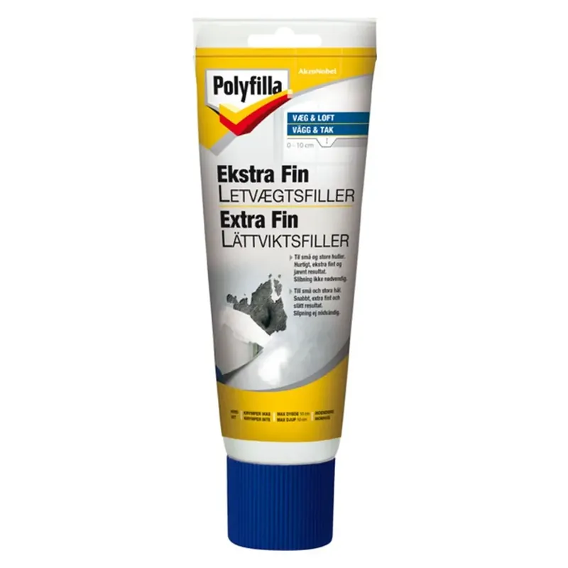 Spackel Filler Extra Fin För Små, Stora Hål 200ml Polyfilla Billigare