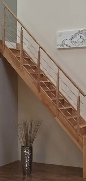 TRAPPRÄCKE PRIMA BOK TRÄ STÅL 1SIDA Rabatter