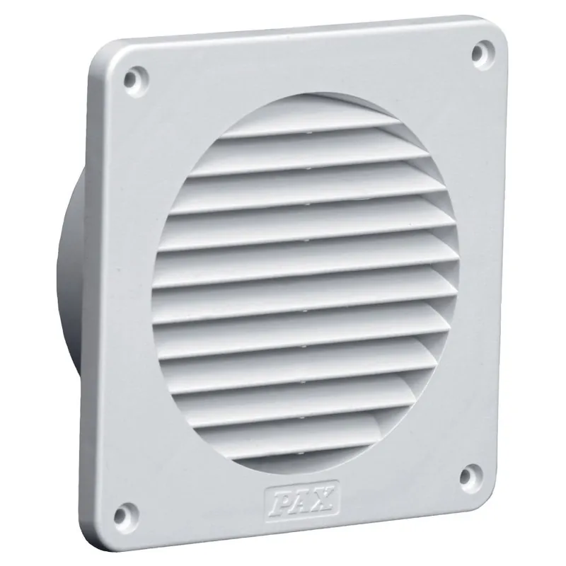 Ytterväggsgaller 100mm Vit Pax Extra rabatt