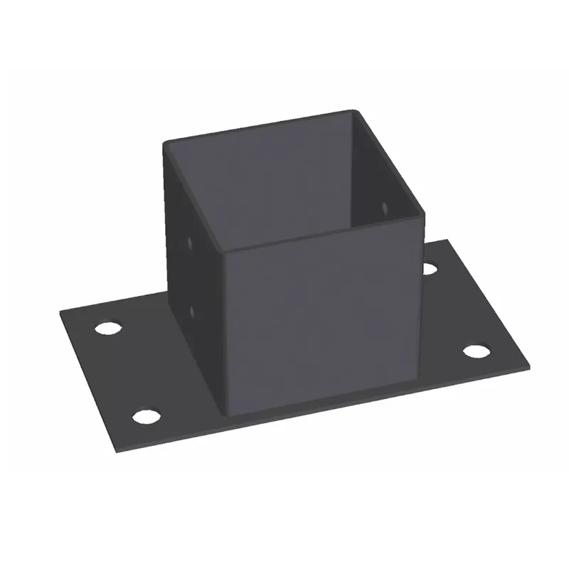 Stolpsko 71x71x150mm Svart Jabo 35148 Fynd