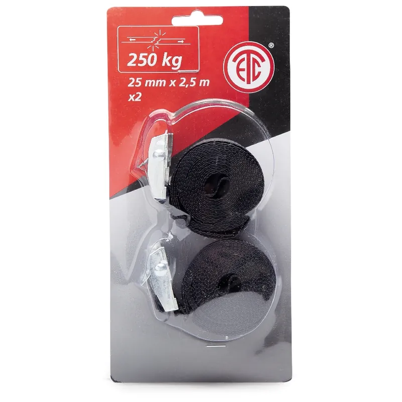 SPÄNNBAND ETC 25MMX2,5M 250KG 2ST Fynd