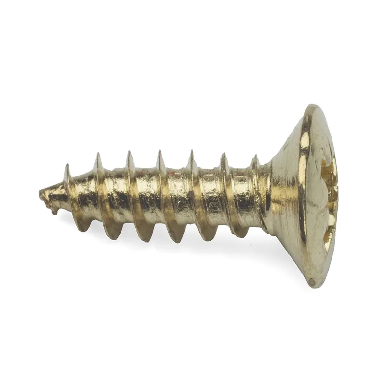 Endast denna vecka Träskruv 2, Mässing, 8st, Habo 90837