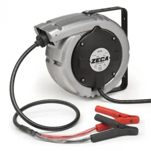 Zeca kabelupprullare för laddare 30A 9M+1M klammor risnedsättning