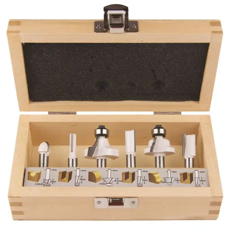 Makita D-53540 Frässats 8mm 6-delar Nedsatt pris