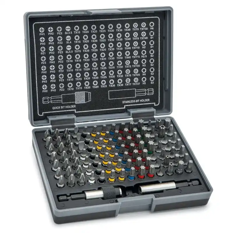 Fynd FAST Bitssats Färgkodade 100-delar