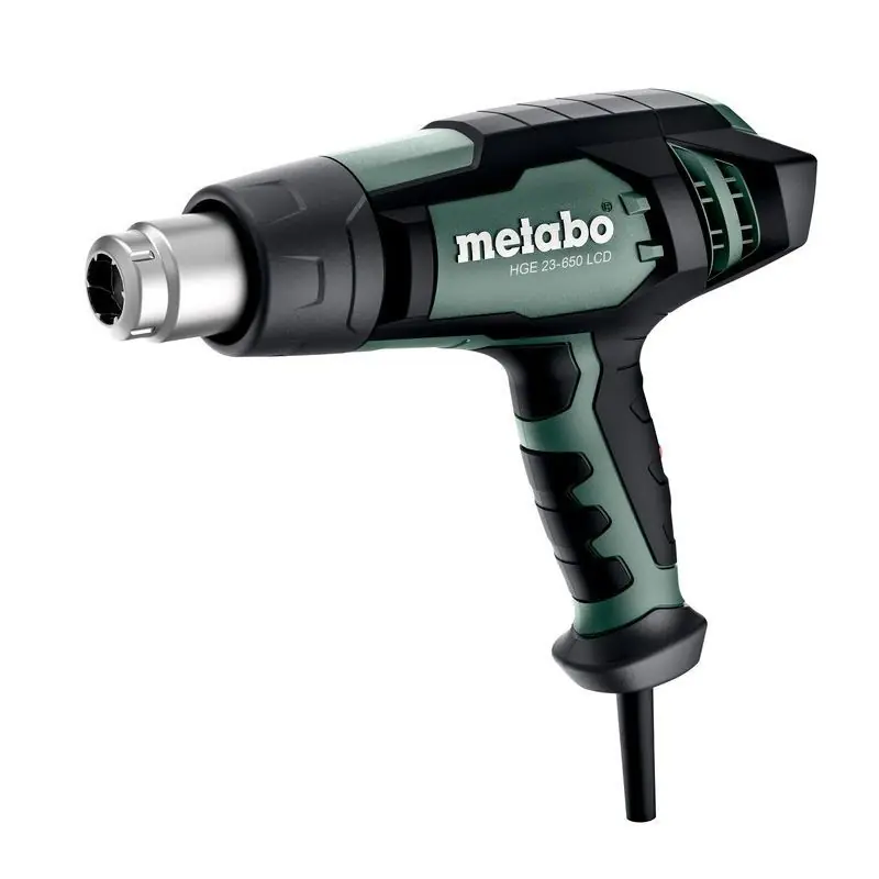Metabo HGE 23-650 LCD Varmluftspistol Steglös med LCD-Display Billig