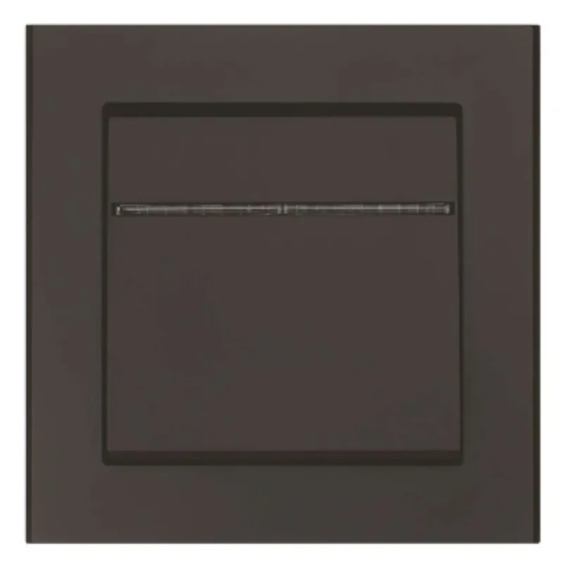 Premium Strömbrytare Optima 1-Pol/Trapp, Matt Svart, Snabbkoppl, Malmbergs 1894442