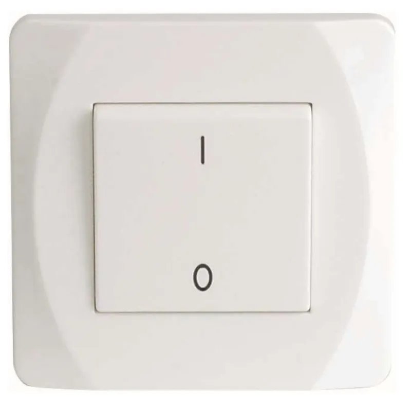 Rea Strömbrytare Nova, Vit, 2-Pol, 250V, Malmbergs 1896007