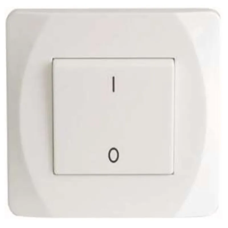 Populärt val Strömbrytare Nova, Vit, 2-Pol, Skruvlös, 250V, Malmbergs 1890407