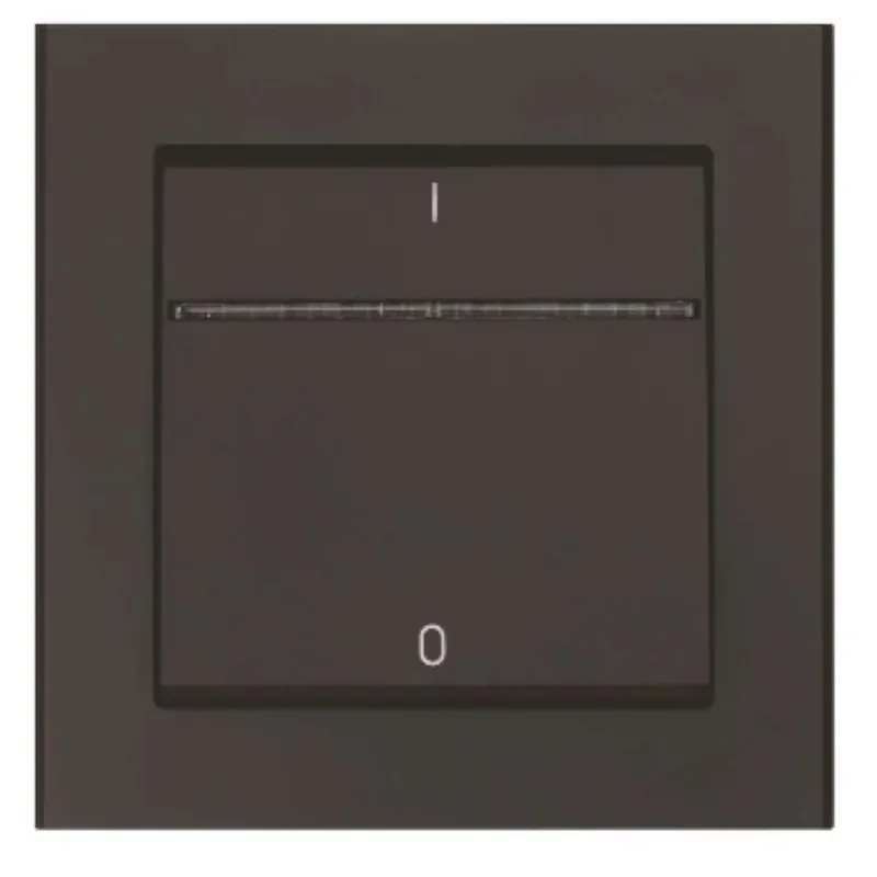 Strömbrytare Optima, 2-Pol, Matt Svart, Snabbkoppling, Malmbergs 1894452 Sista chansen