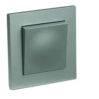 STRÖMBRYTARE ELKO PLUS 2-POL ALU INFÄLLD Expressleverans