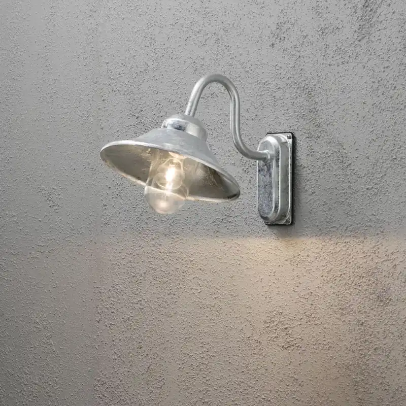 Vega Vägglykta E27 230-240V IP23 Galvaniserad Konstsmide Handla nu