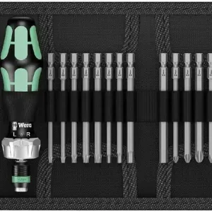 Wera Skruvmejsel-/bitssats Kraftform Kompakt 60 RA 17-delar Populär