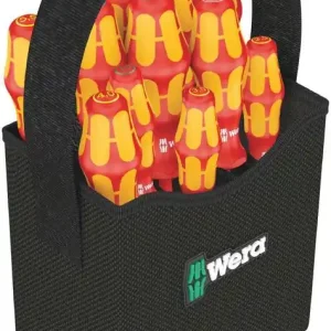 Outlet Wera Skruvmejselset VDE Kraftform 2Go 100 11-delar