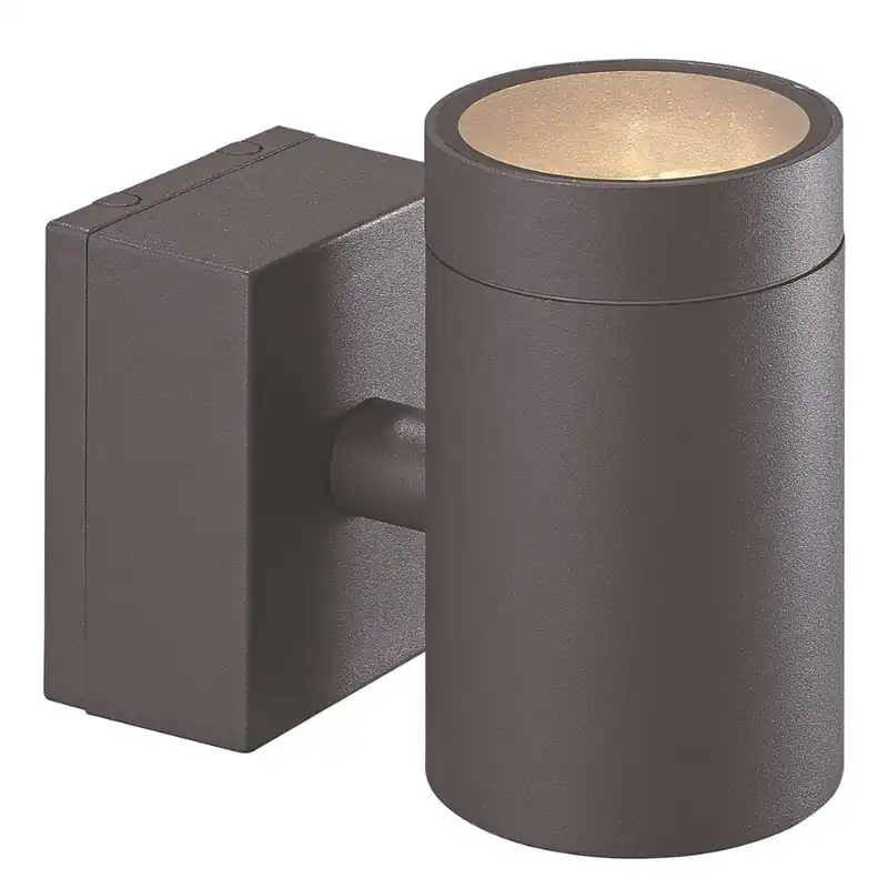 Billigare Väggarmatur Eklof IV, LED, Mörkgrå, IP54, 230V, 8W, Malmbergs 9977124