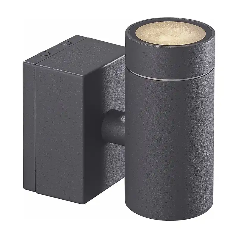 Utförsäljning Väggarmatur Eklof VI LED, Mörkgrå, 230V Malmbergs 9977140