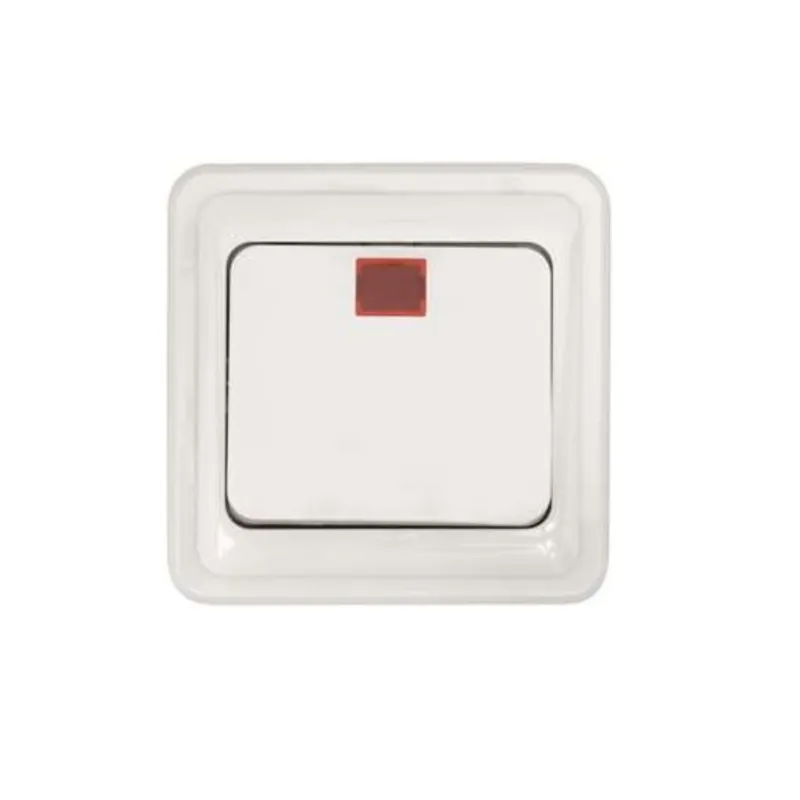 Begränsat antal Strömbrytare Galax Polarvit, Trapp Glimlampa, Malmbergs 1893136