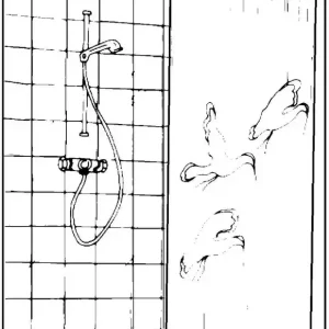 Duschsskena 900X1700MM Vit Populärt val