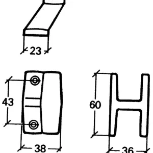Kampanj ASSA Draghandtag Fix 34 Vit
