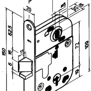 ASSA Låshus Abloy 2014 1 Nyckel Epoxi Extra rabatt