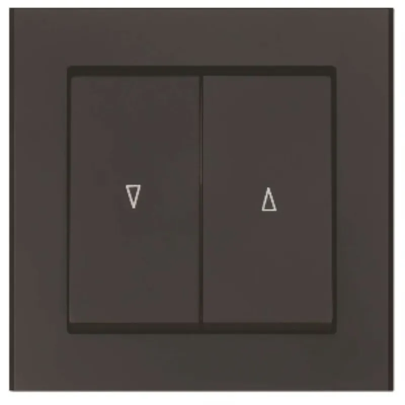 Strömbrytare Optima, Jalusi, Mattsvart, Skruvansl, Malmbergs 1894554 Rabatt