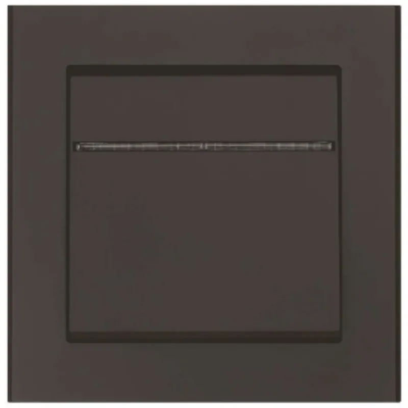 Strömbrytare Optima Kontroll 1-Pol, Mattsvart, Snabbk, Malmbergs 1894453 Fynd