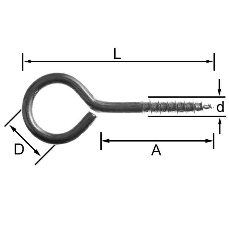 SKRUVÖGLA ART1 FZB 16X6.0MM 10ST Reapris