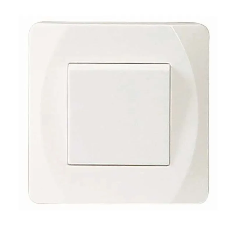 Trömbrytare Nova, Vit, Kors, 250V, Malmbergs 1896031 Kampanj