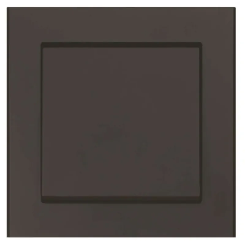 Nedsatt pris Strömbrytare Optima, Kors, Mattsvart, Skruvanslutning, Malmbergs 1894447