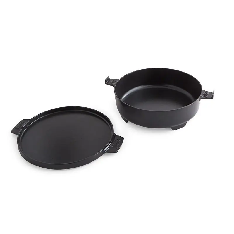Endast denna vecka Weber 8857 Gjutjärnsgryta Duo - GBS Black