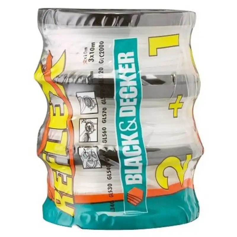 Nedsatt pris Black & Decker Trimmertråd 3x10M Reflex