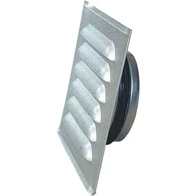 Ventilgaller 4"X4" tum Med Nippel 100mm Stål 02331 Flexit Extra rabatt